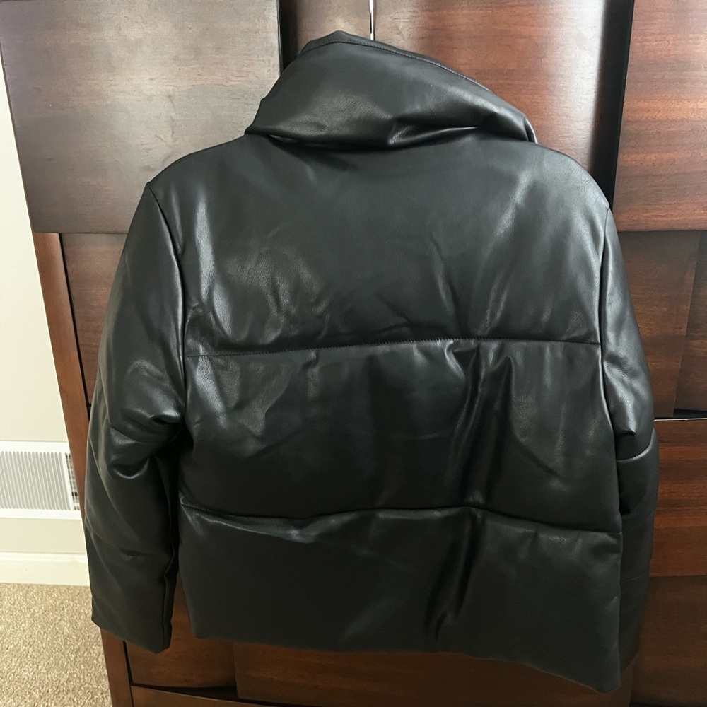 A&F Vegan Leather Mini Puffer, XS - Picture 11 of 13